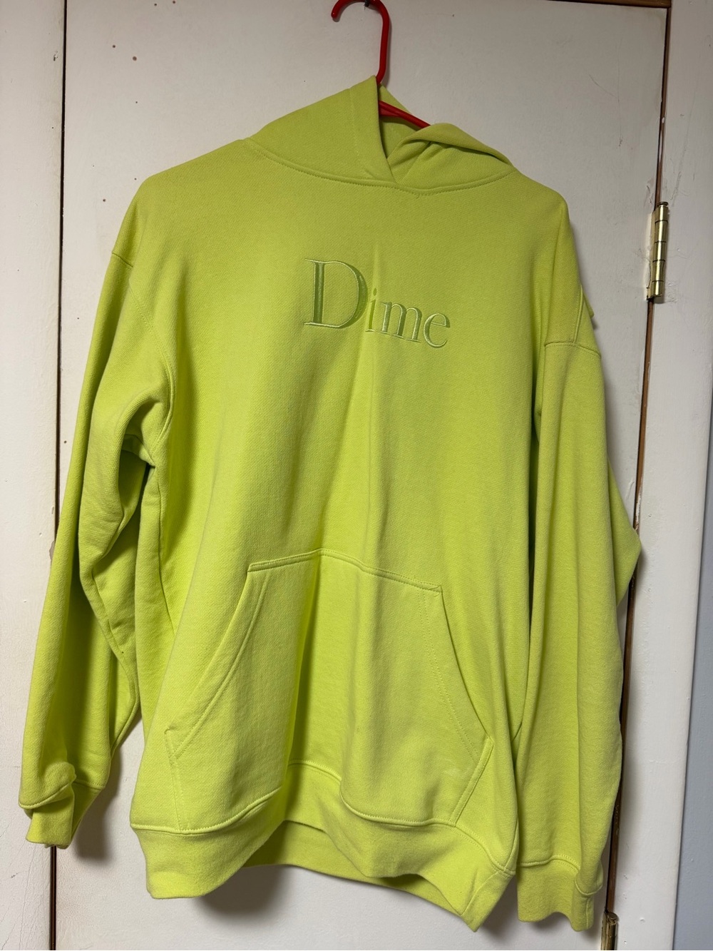Dime Lime Green Logo Hoodie -
